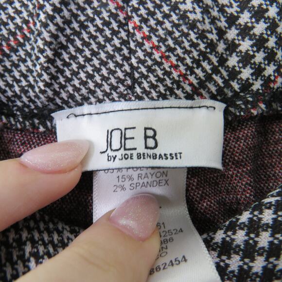Joe B High Rise Plaid Houndstooth Leggings Formal Small Twee Corpcore - Picture 3 of 5